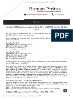 Analysis of Management Code 17 Paper - Dec 2019 - Human Peritus