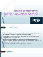 Aspiracion de Secreciones Fundamentos