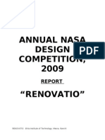 Annual Nasa Design Competition, 2009 "Renovatio": 1 THE ANDC 2009
