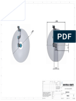 UR3 Working Area and Dimensions