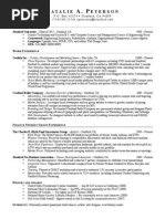 Investment Banking Resume III - After