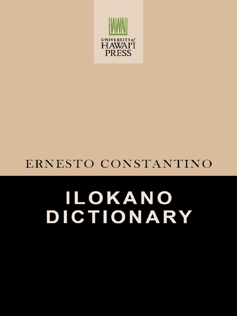 Ilocano Dictionary PDF PDF