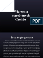 Wierzenia Starożytnych Greków