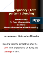  طب نسا antipartum bleeding