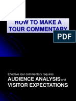 Tour Commentary PDF