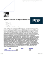 Free Agustin Barrios Mangore Sheet Music