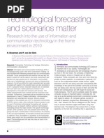 article Bouwman Van der Duin Technology forecasting and scenarios matter