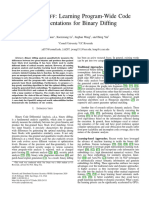 Learning Program-Wide Code Representations for Binary Diffing