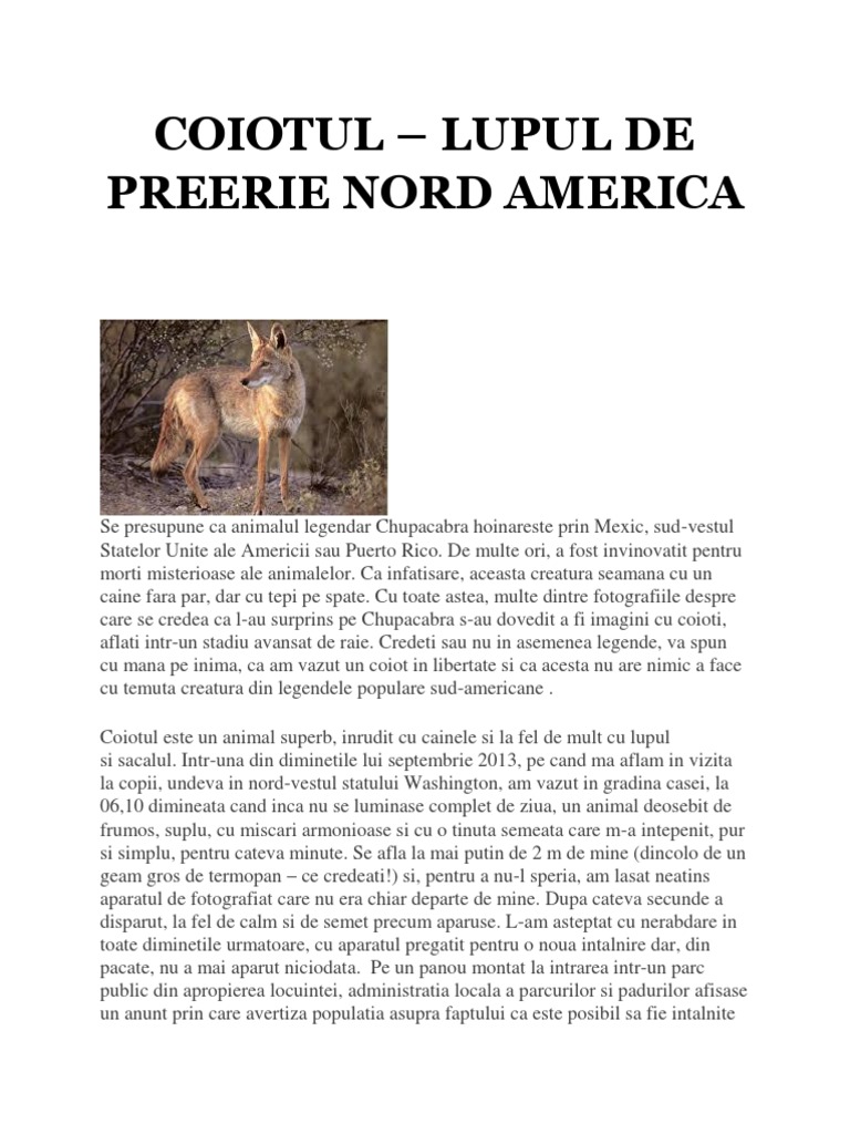 COIOTUL | PDF