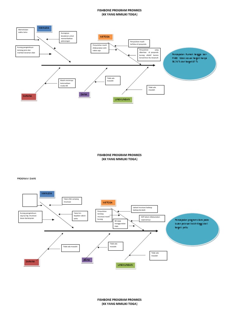 Analisis Program Promkes dengan Fishbone | PDF