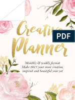 2017 Free Creative Planner - Whim Magazine PDF