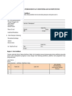 FR - Apl.01. Formulir Permohonan Sertifikasi Kompetensi
