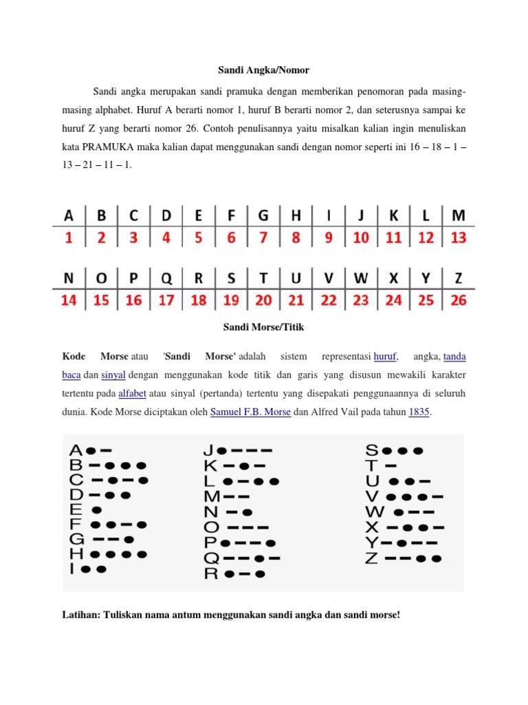 Sandi Angka | PDF