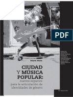 Ciudad y Musica Popular Nuevos Espacios PDF