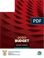 Finance Minister Tito Mboweni's 2020 Budget Speech 