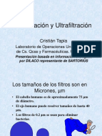 Microfiltración y Ultrafiltración: Procesos y Aplicaciones