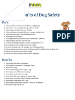 Dos and Dont of Dog Safety