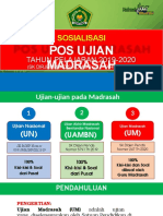 Sosialisasi POS UM TP 2019-2020