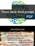 Grade 4 - The Three Basic Food Groups