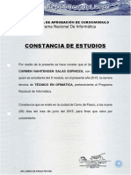 Constancia de Aprobación de Curso