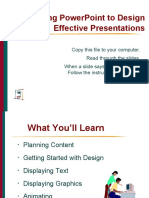 Planning Presenting