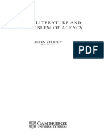 Speigt, Allen (2001). Hegel, Literature and the Problem of Agecy, Cambridge, Cambridge University Press, 2001.