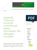 Agisoft Tutorial Contoh Membuat Peta Otmosaic 3D Dengan Mudah