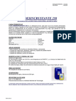 DTL Desincrustante 258