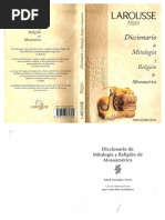 Diccionario de Mitologia y Religion de Mesoamerica de Y Gonzalez ...