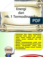 Energi Hukum Termodinamika