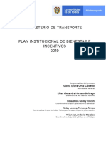Plan Institucional de Bienestar e Incentivos 2019 (2)