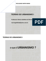 Teorias Do Urbanismo I - Aula 01 - Apresentação