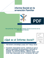 El Informe Social en La Intervencion Familiar