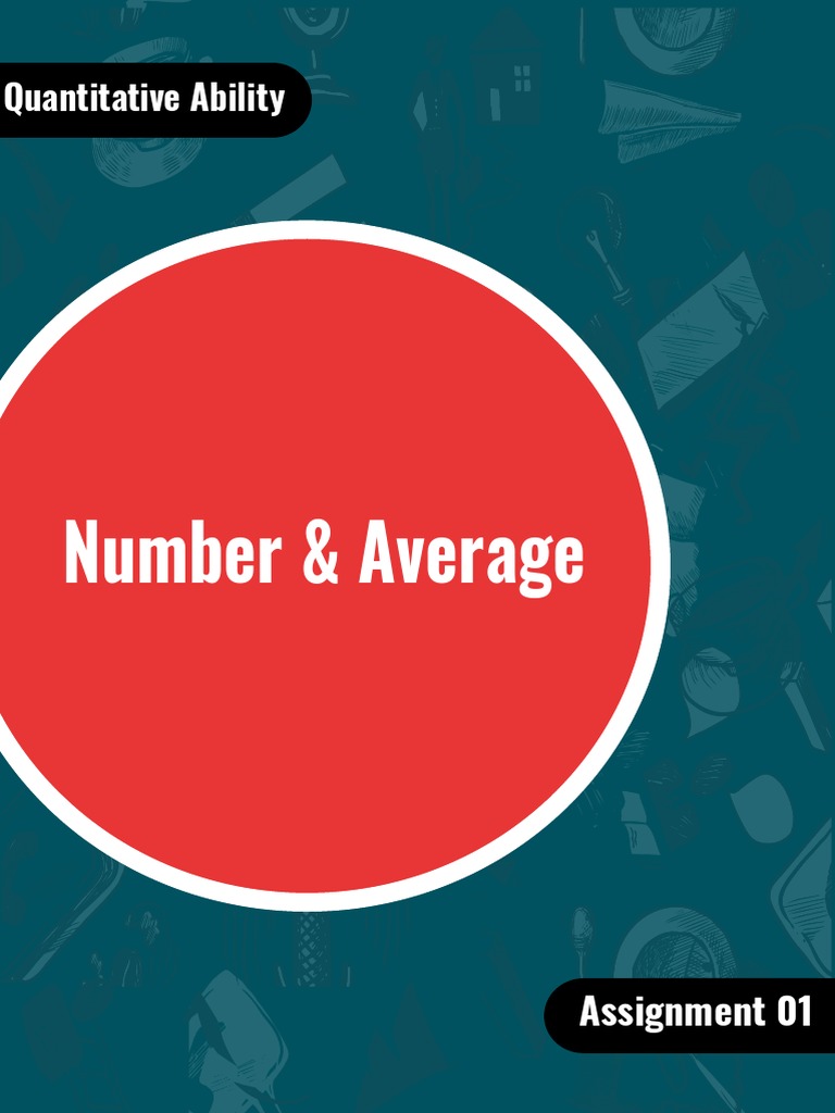 Quantitative Ability Assignment Solutions | PDF