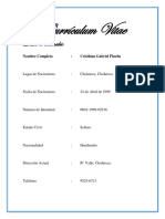 Currículum Vitae Cristhian Pineda PDF