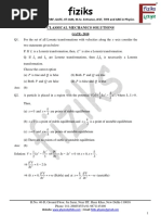 2.classical Mechanics - GATE PDF