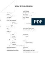 Format Database Siswa