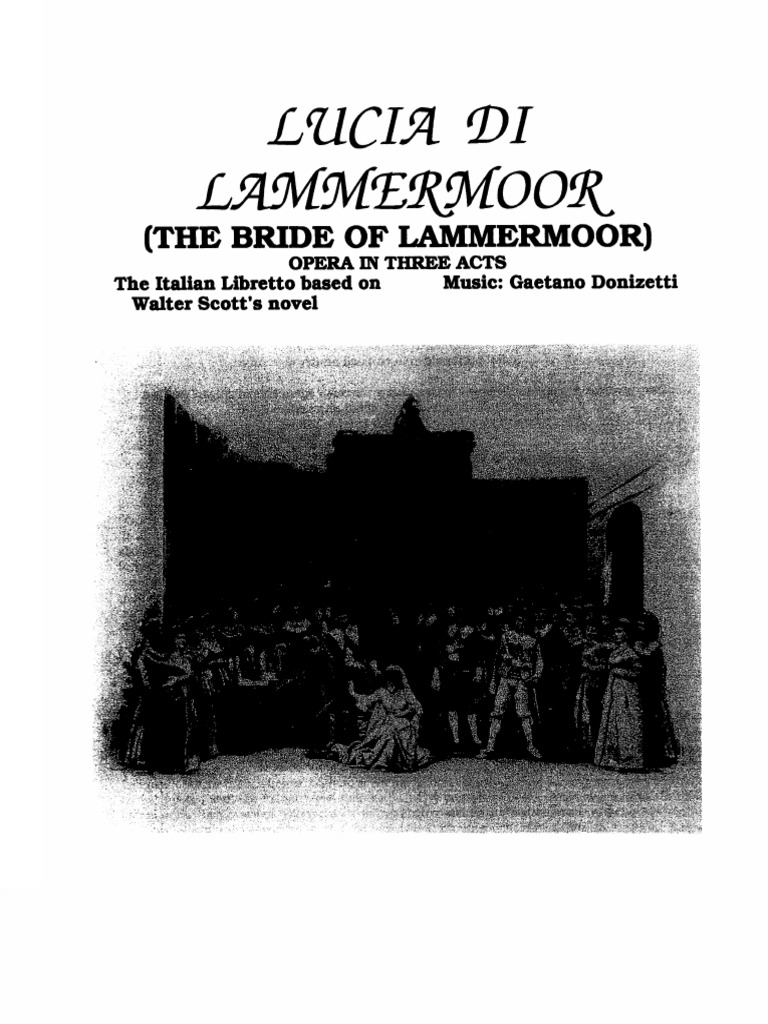 Donizetti Lucia Di Lammermoor Castel Pdf