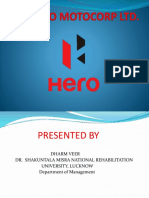HERO MOTOCORP LTD PPT Dharm Veer