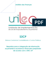 UniLEO S3CP Requisitos Integracao Informacao Contabilistica