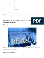 Climatización en Cuartos Limpios - ACR Latinoamérica