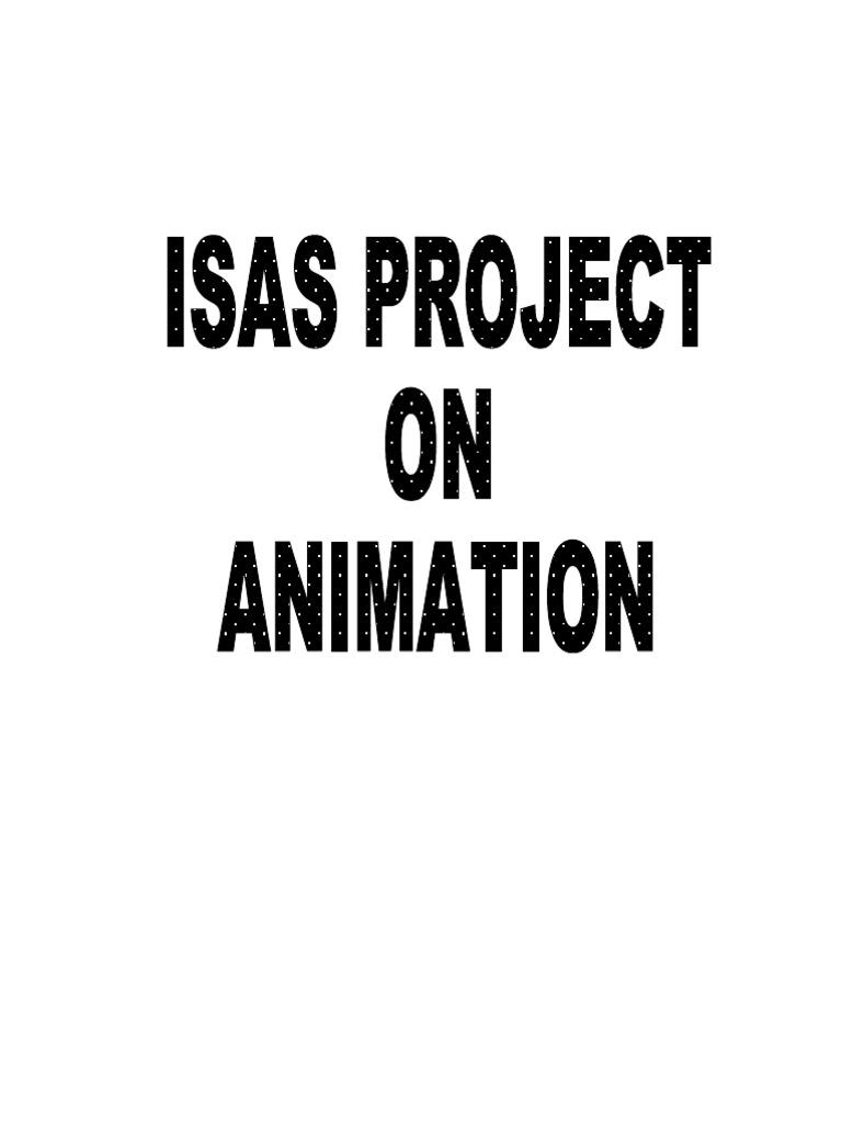 Animation Pdf Animation Computer Animation