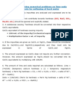 Rules For Solving Numerical Problems On Lime Soda Process