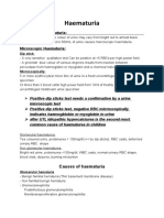 An Approach To Haematuria