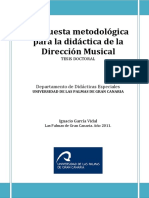 Propuesta Metodológica para La Didáctica de La Dirección Musical PDF