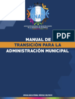 Manual de Transición para La Administración Municipal