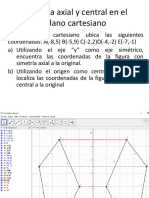 Simetría Axial y Central en El Plano Cartesiano