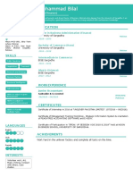 Bilal CV PDF