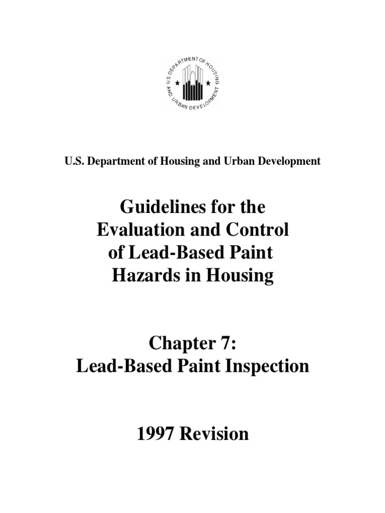 Ch07 - Lead-Based Paint Inspection | PDF