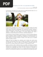 El Pensamiento Divergente en Los Niños 4-6